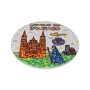 Table Mat Versa Santiago de compostela Cork Ceramic 20 X 0,6 X 20 CM