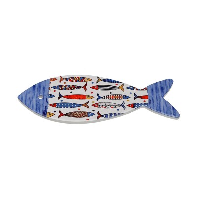 Table Mat Versa Cork Ceramic Fish 12 X 0,7 X 29 CM