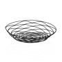 Fruit Bowl Versa Black Metal Steel 23 X 7 X 31 CM