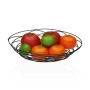 Fruit Bowl Versa Black Metal Steel 23 X 7 X 31 CM