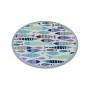 Table Mat Versa Cork Ceramic Fish 20 X 0,6 X 20 CM