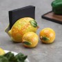 Napkin holder Versa Ceramic 9 X 13,8 X 5,6 CM Lemon