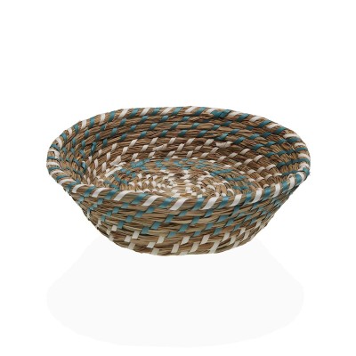 Basket Versa Textile Water hyacinth 25 x 8 x 25 cm