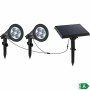 Spot solaire Lumi Garden Family Spiky 2 en 1 Noir Aluminium Acier (2 Unités)