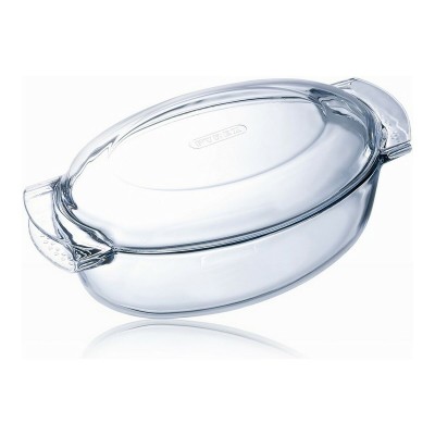 Oven Dish Pyrex 1040712 White Transparent Tempered Glass 6 L 4,5 g 4,5 L