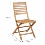 Chaise de jardin 47 x 57,5 x 89,5 cm (2 Unités)