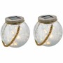 Lampe solaire Lumisky Crack Ball Cord Transparent (2 Unités)
