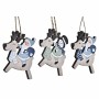 Christmas Decorations Set DKD Home Decor Reindeer MDF Wood (21 x 8 x 1,5 cm) (8 cm)