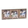 Christmas Decorations Set DKD Home Decor Reindeer MDF Wood (21 x 8 x 1,5 cm) (8 cm)