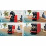 Capsule Coffee Machine BOSCH TAS163E T16 Finesse Black Red rouge 1400 W 700 ml