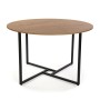 Table de Salle à Manger Versa Beatriz PVC Métal Bois MDF 120 x 76 x 120 cm