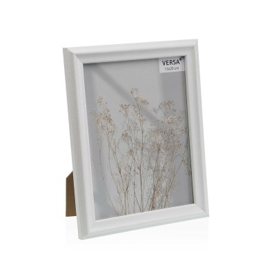 Photo frame Versa White MDF Wood Vintage