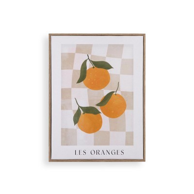 Canvas Versa Orange 2,2 X 40 X 30 CM