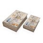 Boîte Décorative Versa Toile Bois MDF Arbre