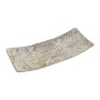 Centre de Table Versa Marron Fleurs 16 x 4,5 x 38,5 cm