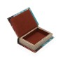 Decorative box Versa London Canvas MDF Wood