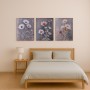 Cadre Versa Fleurs 2,5 x 60 x 40 cm
