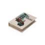 Boîte Décorative Versa San Francisco Toile Bois MDF