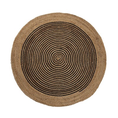 Tapis Versa Noir Cercles