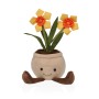 Door stop Versa Polyester Textile 15 X 34 X 21 CM Flower