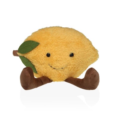 Door stop Versa Polyester Textile 20 X 13 X 23 CM Lemon