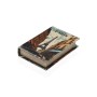 Decorative box Versa Paris Canvas MDF Wood