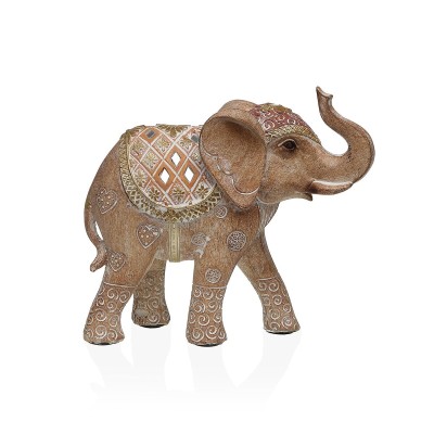 Decorative Figure Versa Resin Elephant 6,5 X 14,5 X 16 CM