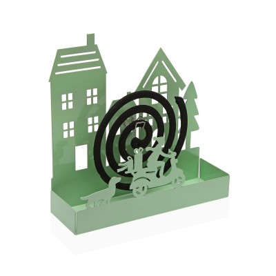Support pour spirales anti-moustiques Versa Vert Métal 5 x 17 x 17 cm Maison