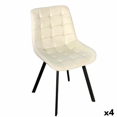 Chaise Versa RHODES  Beige 55 x 82 x 51 cm (4 Unités)