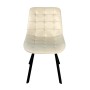 Chaise Versa RHODES  Beige 55 x 82 x 51 cm (4 Unités)