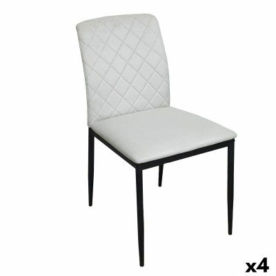 Chaise Versa ZEGERS  Beige 58 x 83 x 44 cm (4 Unités)
