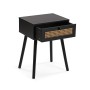 Nightstand Versa Ahedo Black 30 x 55 x 40 cm