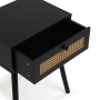 Nightstand Versa Ahedo Black 30 x 55 x 40 cm
