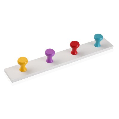 Wall mounted coat hanger Versa 40,5 X 6 X 6 CM