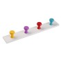 Wall mounted coat hanger Versa 40,5 X 6 X 6 CM