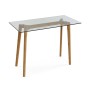 Bureau Versa NANGA Bambou Verre 50 X 75 X 100 CM