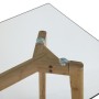 Bureau Versa NANGA Bambou Verre 50 X 75 X 100 CM