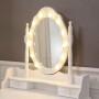 Dresser Versa White Wood Crystal MDF Wood 40 x 146 x 75 cm