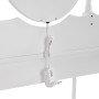 Dresser Versa White Wood Crystal MDF Wood 40 x 146 x 75 cm