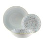 Tableware Versa BREEZE  Blue Porcelain 18 Pieces