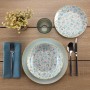 Tableware Versa BREEZE  Blue Porcelain 18 Pieces