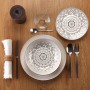Tableware Versa Grey Porcelain 18 Pieces
