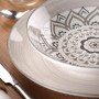 Tableware Versa Grey Porcelain 18 Pieces
