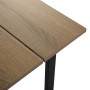 Table de Salle à Manger Versa Collins Métal Mélamine Bois MDF 75 x 80 x 164,5 cm