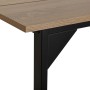 Table de Salle à Manger Versa Collins Métal Mélamine Bois MDF 75 x 80 x 164,5 cm