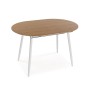 Table de Salle à Manger Versa DOINYO  Blanc Métal Bois MDF 80 x 75 x 160 cm
