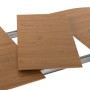 Table de Salle à Manger Versa DOINYO  Blanc Métal Bois MDF 80 x 75 x 160 cm