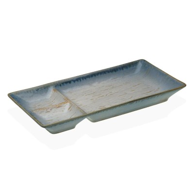 Snack tray Versa Blue 11,5 x 2,7 x 25 cm Sushi