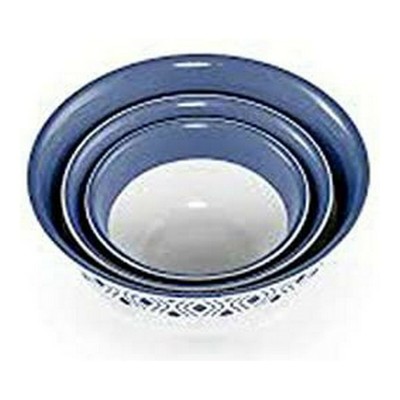 Bowl Stefanplast 55201 Blue Plastic (3 Pieces)