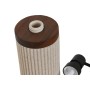 Soap Dispenser Home ESPRIT Brown Black Beige Resin Acacia 10 x 8 x 17,5 cm